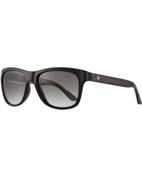 Gucci Plastic Square-Frame Sunglasses - Lyst