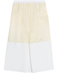 Sonia By Sonia Rykiel Satin-Twill And Cotton Skirt - Lyst
