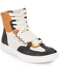 Alexander McQueen x Puma Joust Mid Iv Leather Sneaker - Lyst
