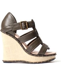 Charlotte Ronson Juliette Buckle Wedge - Lyst