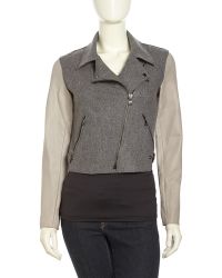 Sachin & Babi Asymmetrical Wool Moto Jacket - Lyst