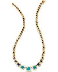 Eddie Borgo Graduated Pyramid Necklace - Lyst