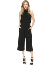 McQ by Alexander McQueen Zipped All In Onesie Jumpsuit - Black - Lyst
