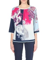 Etro Silk Top - Lyst