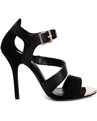 miss kg barely there heeled sandals