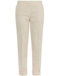 The Row Cufco Cuffed Tailored Trousers - Lyst