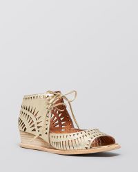 Jeffrey Campbell Open Toe Demiwedge Sandals - Rodillo - Lyst