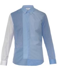 Maison Margiela Bi-Colour Cotton Shirt - Lyst