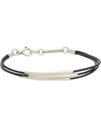 Isabel Marant Leather Triple-Band Bracelet - Lyst