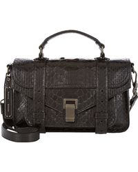 Proenza Schouler Python Ps1 Tiny Shoulder Bag - Lyst