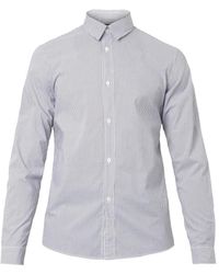 A.P.C. Striped Cotton Shirt - Lyst