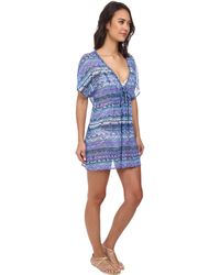 Badgley Mischka Adia Braided Tunic Cover-Up - Lyst