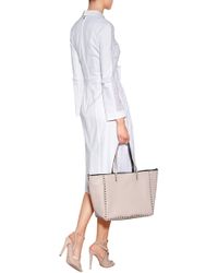 L'Wren Scott Stretch Cotton Eyelet Shirtdress - Lyst
