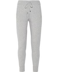 Helmut Lang Cashmere Track Pants - Lyst