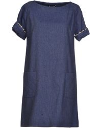 Aquascutum Short Dress - Lyst