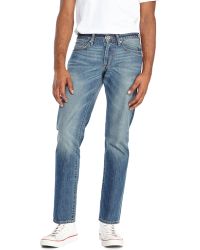 jeans dkny narrow williamsburg wash rise leg low medium lyst