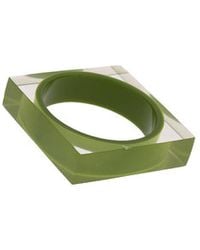 Topshop Square Perspex Bangle - Lyst