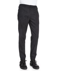 Theory Plymouth Camo-Print Jogger Pants - Lyst