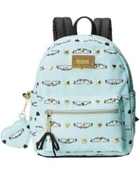Betsey Johnson Studded Signature Mini Backpack - Lyst