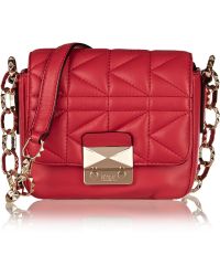 Karl Lagerfeld Kuilted Mini Leather Shoulder Bag - Lyst