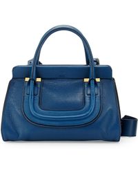 Chloé Everston Medium Double Satchel Bag - Lyst