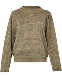 Isabel Marant Wal Metallic Knit Sweater - Lyst