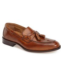 Johnston  Murphy Pannel Penny Loafers in Brown for Men (burgundy ...