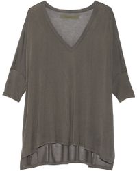 Enza Costa Oversized Modal-Blend Top - Lyst