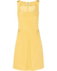 Moschino Cheap & Chic Ribbed Cotton-Blend Dress - Lyst