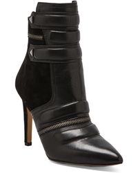 margo patent leather booties