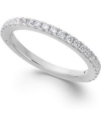 Marchesa Diamond Wedding Band In 18K White Gold (3/8 Ct. T.W.) - Lyst