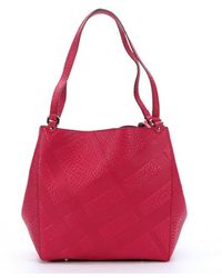 Burberry Fuchsia Nova Check 'Canterbury' Shoulder Bag - Lyst