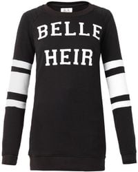 Zoe Karssen Belle Heir-Print Sweatshirt - Lyst