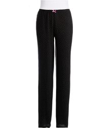 patterned pajama pants