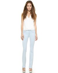 James Jeans Fonda Sweeping Side Seam Flare Leg Jeans - Sorbet - Lyst