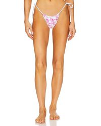 Frankie S Bikinis X Sydney Sweeney Tia Shine String Bikini Bottom Lyst