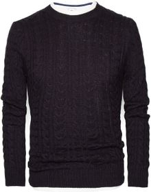 Mango Cableknit Cotton Sweater - Lyst