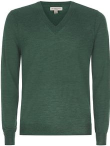 Burberry Cashmere Vneck Sweater - Lyst