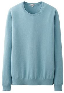 Uniqlo Supima Cotton Crew Neck Sweater - Lyst