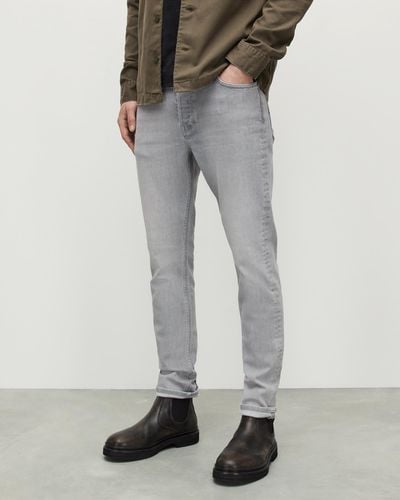 Gray AllSaints Jeans For Men Lyst