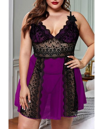 Purple Briar Thorn Lingerie For Women Lyst