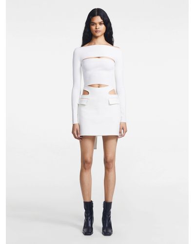 White Dion Lee Skirts For Women Lyst