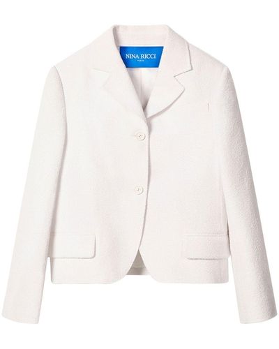 White Nina Ricci Jackets For Women Lyst