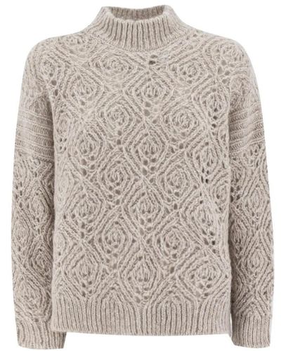 Gray Panicale Knitwear For Women Lyst