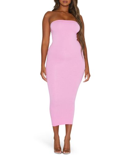 Naked Wardrobe Meant Tu Be Maxi Dress In Pink Lyst My XXX Hot Girl