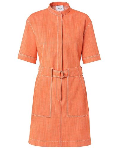 Orange Akris Punto Dresses For Women Lyst