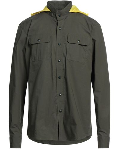 Green Grey Daniele Alessandrini Shirts For Men Lyst