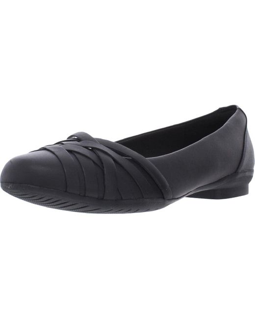 Clarks Sara Clover Ballet Flat In Blue Lyst