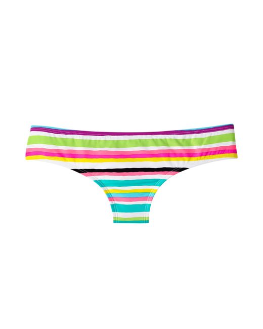 Roxy Striped Cheeky Hipster Bikini Bottom Lyst