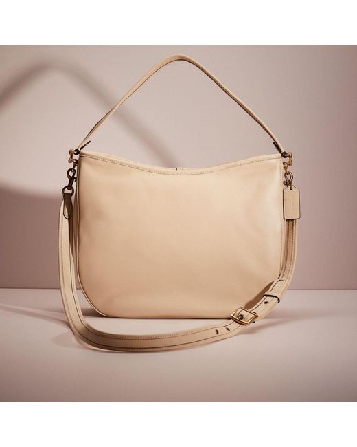 COACH Restored Soft Tabby Hobo In Natural Lyst